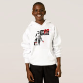 Stop Wars Parodie-Logo Hoodie (Vorne ganz)