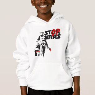 Stop Wars Parodie-Logo Hoodie