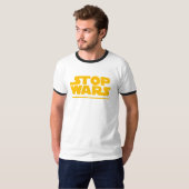Stop Wars Parodie-Logo T-Shirt (Vorne ganz)