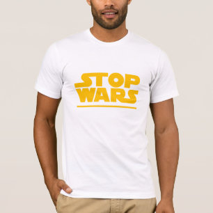Stop Wars Parodie-Logo T-Shirt