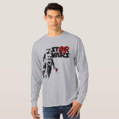 Stop Wars Parodie-Logo T-Shirt (Vorne ganz)