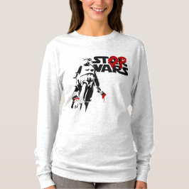 Stop Wars Parodie-Logo T-Shirt