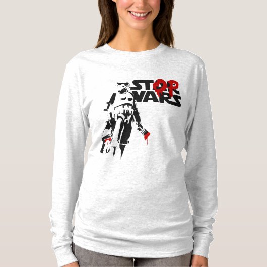 Stop Wars Parodie-Logo T-Shirt (Vorderseite)