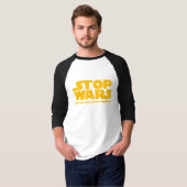 Stop Wars Parodie-Logo T-Shirt (Vorne ganz)