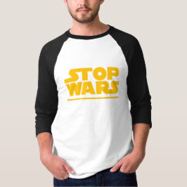Stop Wars Parodie-Logo T-Shirt