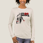 Stop Wars Parodie-Logo Tri-Blend Shirt (Vorderseite)