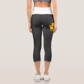 Stop Wars Parody Logo Capri Leggings (Rückseite)
