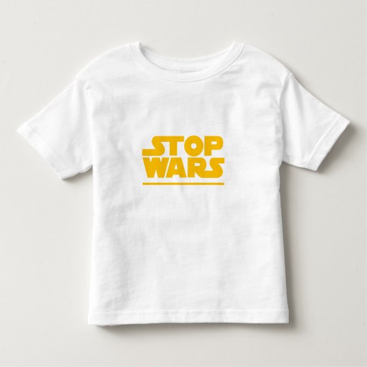 Stop Wars Parody Logo Kleinkind T-shirt (Vorderseite)