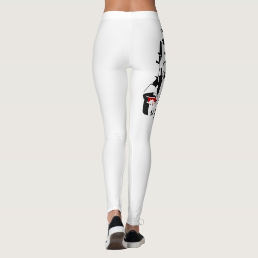 Stop Wars Parody Logo Leggings (Rückseite)