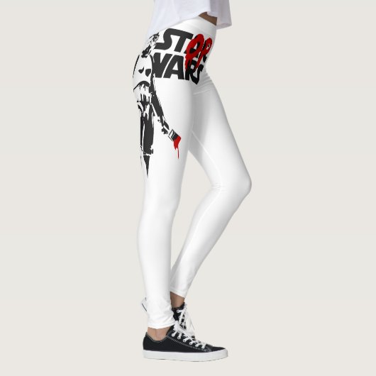 Stop Wars Parody Logo Leggings (Rechts)