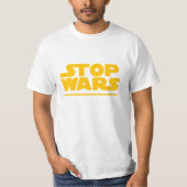 Stop Wars Parody Logo T-Shirt (Vorderseite)