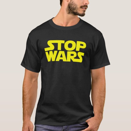 Stop Wars Peace Anti War Positive Vibe No War Ukra T-Shirt (Vorderseite)