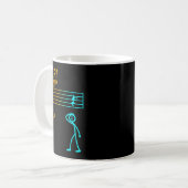 Stop You're Under A Rest _ Funny Music Teacher Kaffeetasse (Vorderseite Links)