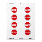 STOP-Zeichen ⚠ CHHOP in Khmer (Vorne)