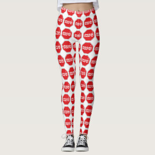 STOP-Zeichen ⚠ CHHOP in Khmer Leggings