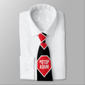 #StopAdani Hals-Krawatte Krawatte (Gebunden)