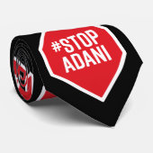 #StopAdani Hals-Krawatte Krawatte (Gerollt)