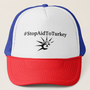 #StopAidToTürkei-Hut Truckerkappe