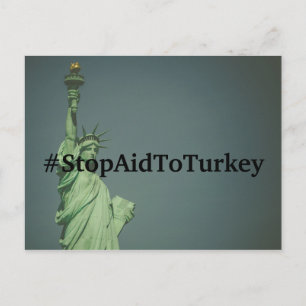 #StopAidToTurkey Postcard Postkarte