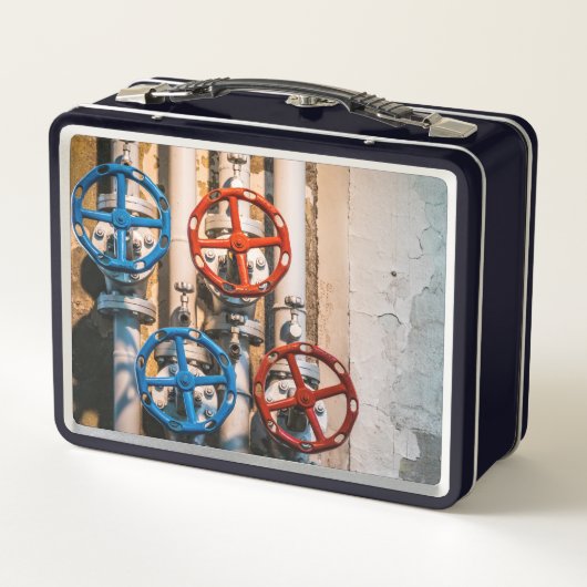 Stopcock im Schiffbau, Zürich Metall Brotdose (Rückseite)