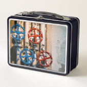 Stopcock im Schiffbau, Zürich Metall Brotdose (Vorderseite)