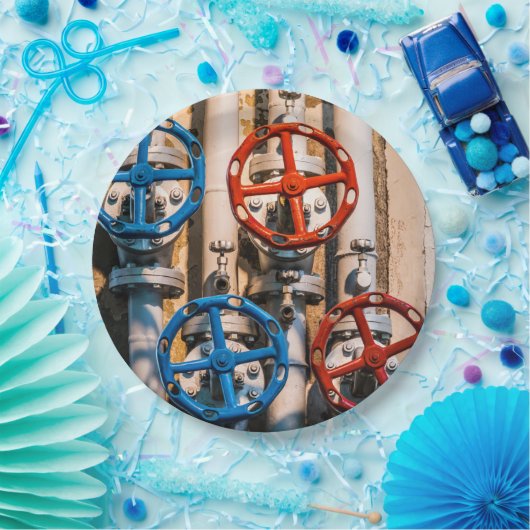 Stopcock im Schiffbau, Zürich Pappteller (Party)