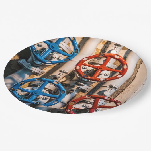 Stopcock im Schiffbau, Zürich Pappteller (Schrägansicht)