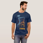 Stopf dich voll Teddybär Sarkasmus Horror T-Shirt (Vorne ganz)