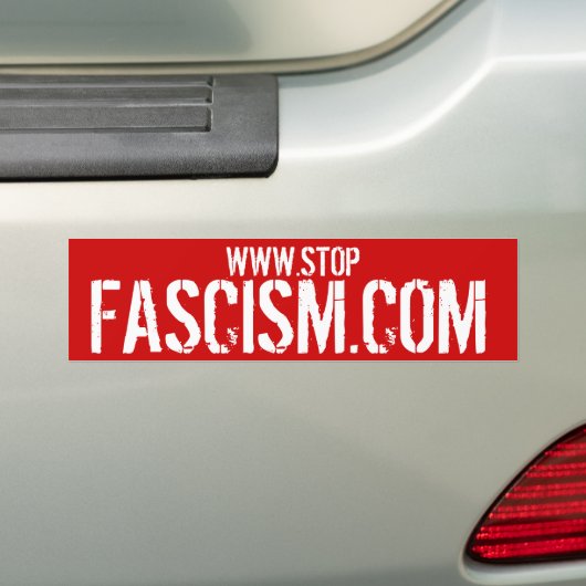 STOPFASCISM.COM - Stoppen Sie Autoaufkleber (Auf Auto)