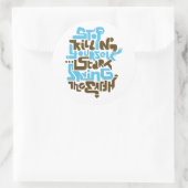 stopkillingyaself02_2f runder aufkleber (Tasche)