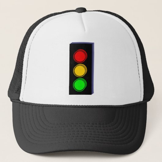 Stoplight verdrängte truckerkappe (Vorderseite)