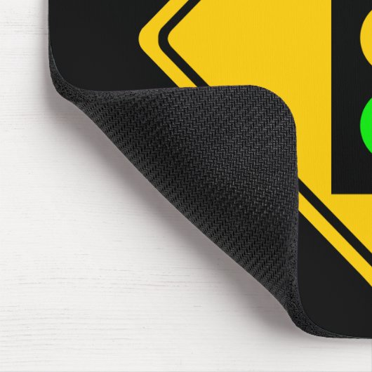 Stoplight voran mousepad (Ecke)