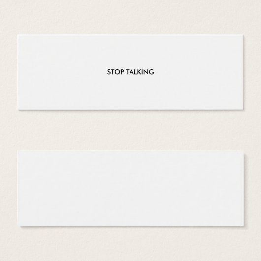 STOPP (Vorne & Hinten)