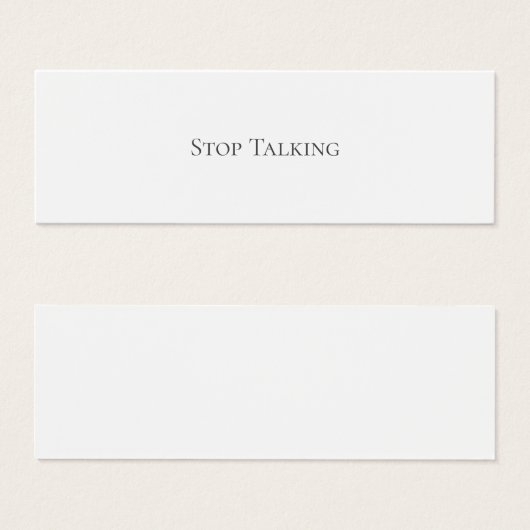 STOPP (Vorne & Hinten)