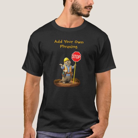 "Stopp" (1) T-Shirt (Vorderseite)