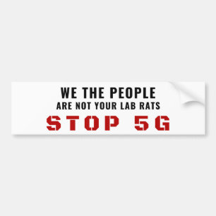 Stopp 5G Autoaufkleber