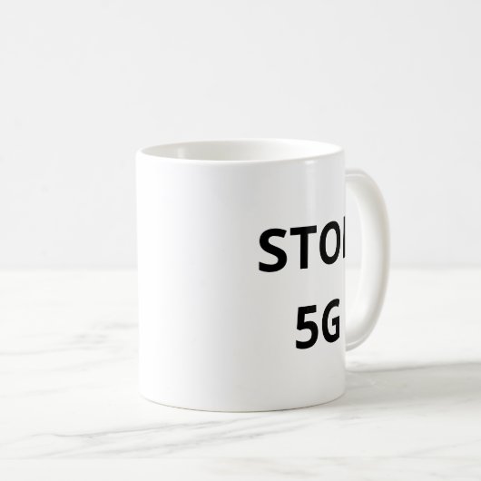 Stopp 5G Kaffeetasse (VorderseiteRechts)