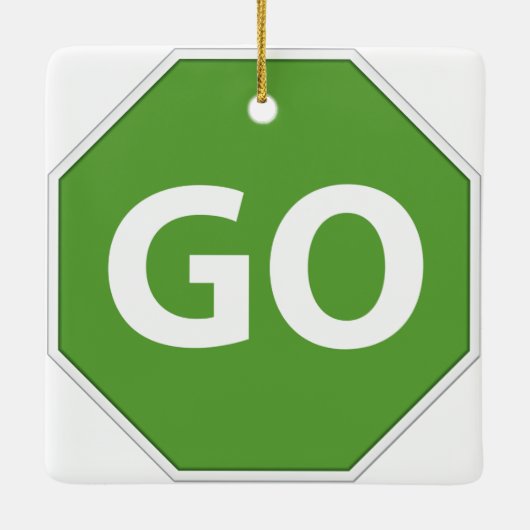 Stopp and Go Ornament (Rückseite)