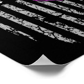 Stopp Animal Cruelty USA Flag Päpsel Lover Poster (Ecke)