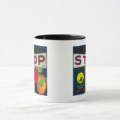Stopp Apple Crate LabelCutler, CA Tasse (Zentrum)