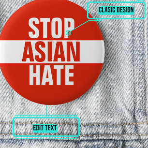 Stopp Asian Hass Button
