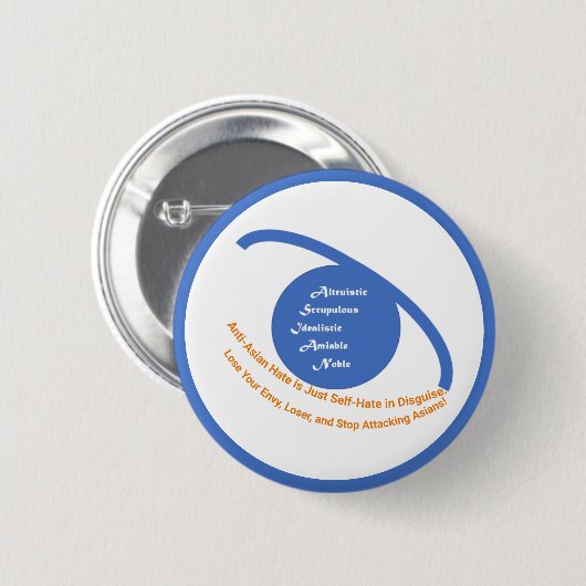 Stopp-Attacken bei Asiaten Button (Vorne & Hinten)