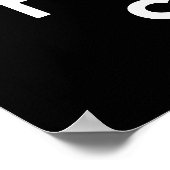 STOPP: Belohnung von Fehlern und Bestrafung Poster (Ecke)