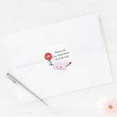 Stopp Bitte den Aufkleber mit den Händen waschen (Umschlag)