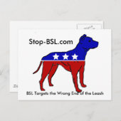 Stopp-BSL-Postkarte Postkarte (Vorne/Hinten)