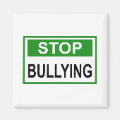 Stopp Bully Signing Green Magnet (Vorne)