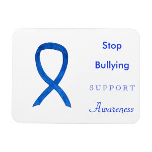 Stopp Bullying Awareness Ribbon Custom Magnete