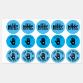 Stopp Bullying Etiketten (Blatt)