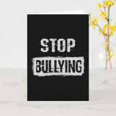 Stopp Bullying Karte (Gelbe Blume)