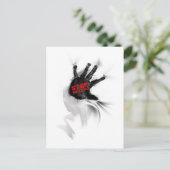 Stopp Bullying Postkarte (Stehend Vorderseite)